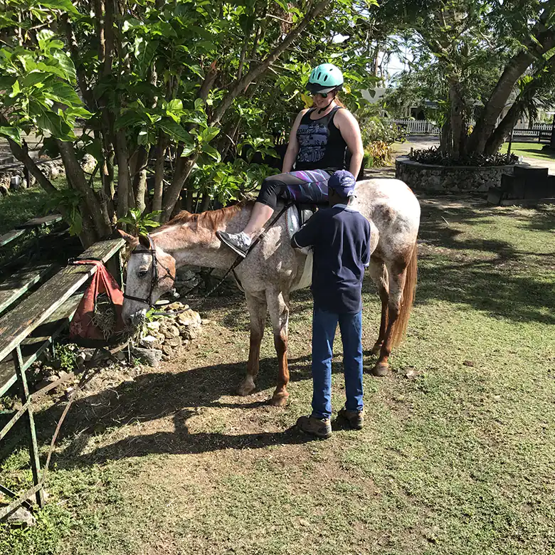 3 / 41: Horse Riding on the Bahamas in the Sea!