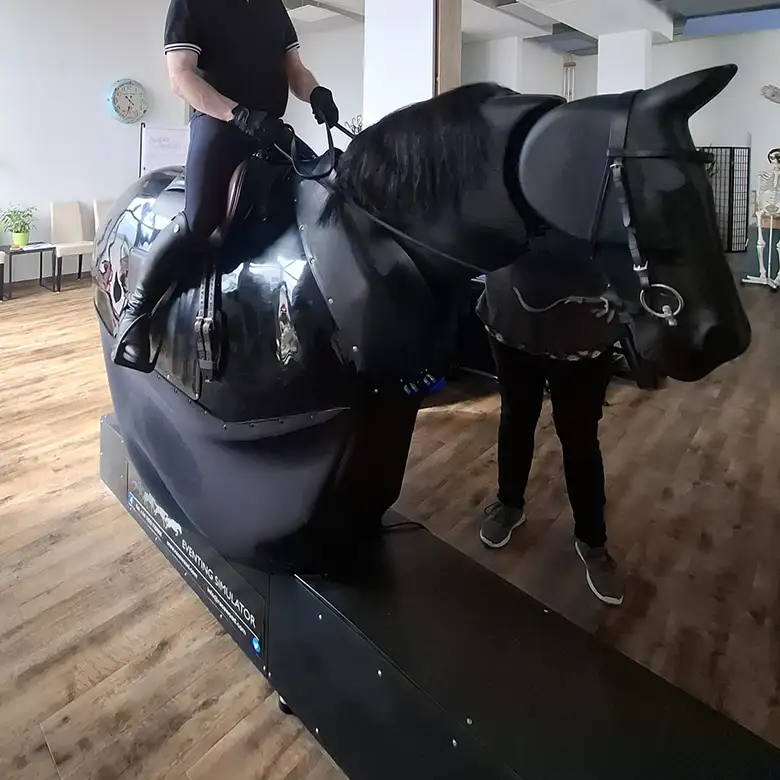 17 / 19: Training am Reitsimulator